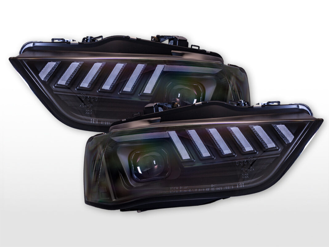 LED daytime running lights Audi A4 8K Yr. 13-15 black Right-hand